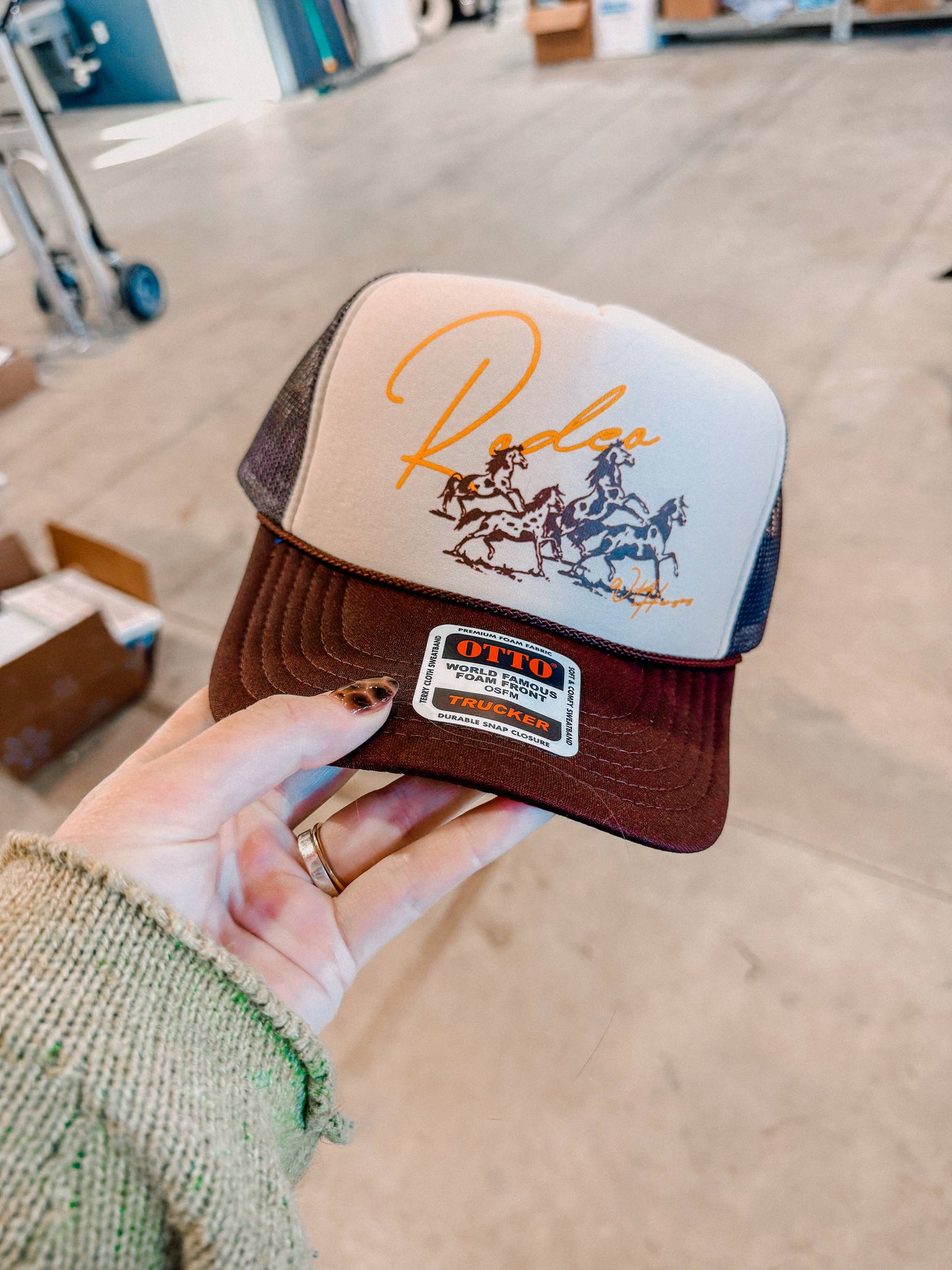 Wild Horses Rodeo, Western Trucker Hat