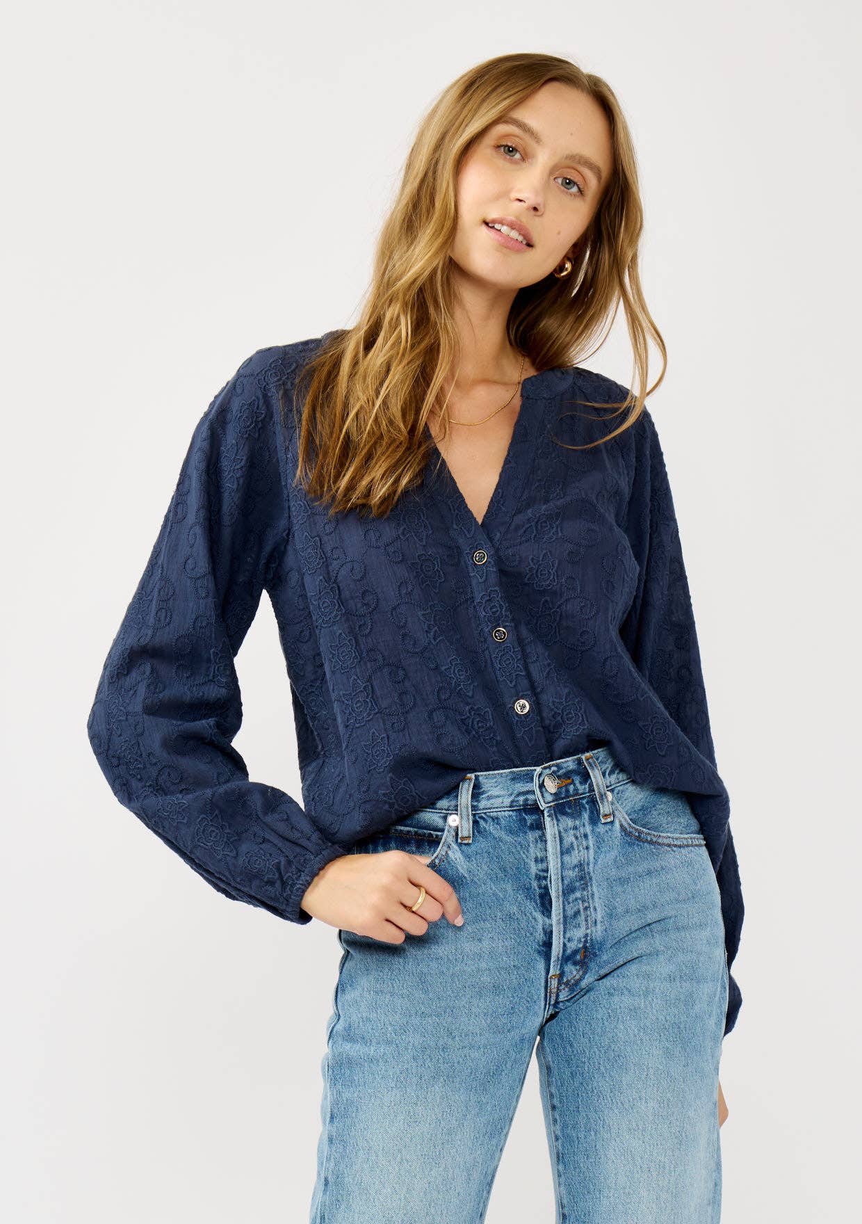 Reba Embroidered Blouse