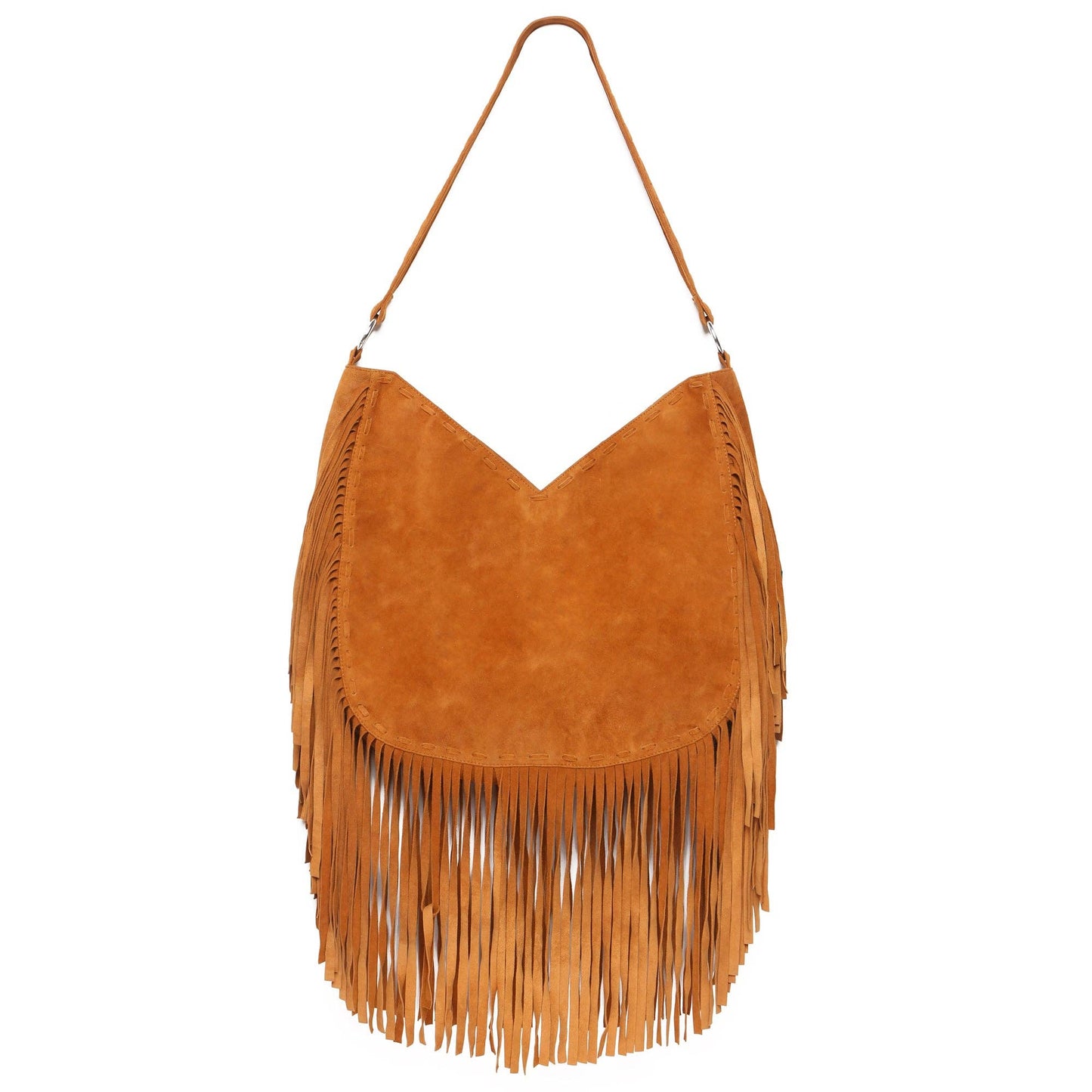 Monterey Embroidery Bag Dark Tan