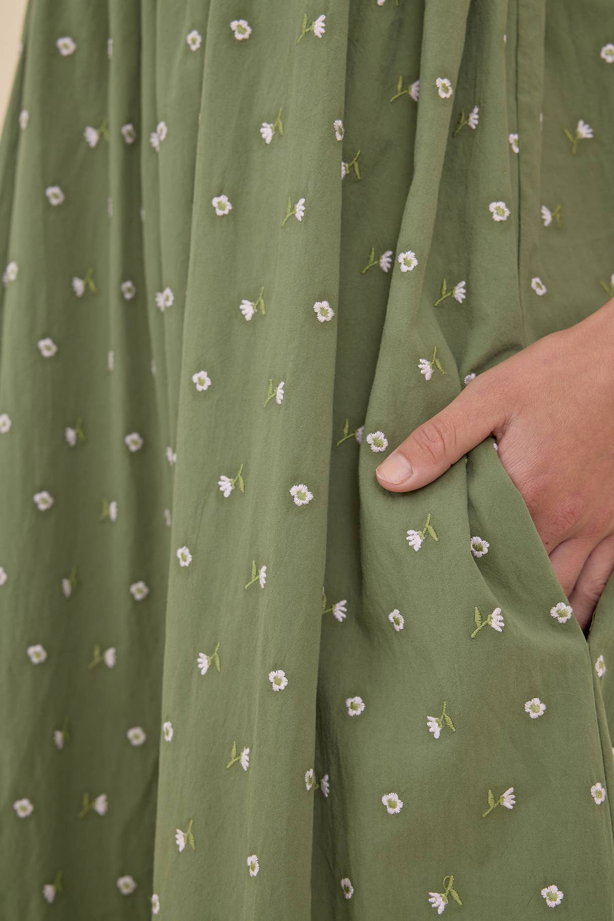 Floral Smocked Strap Midi Dress