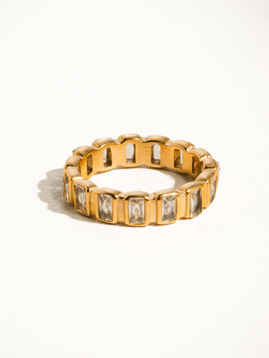 Betty Gold Rhinestone Ring