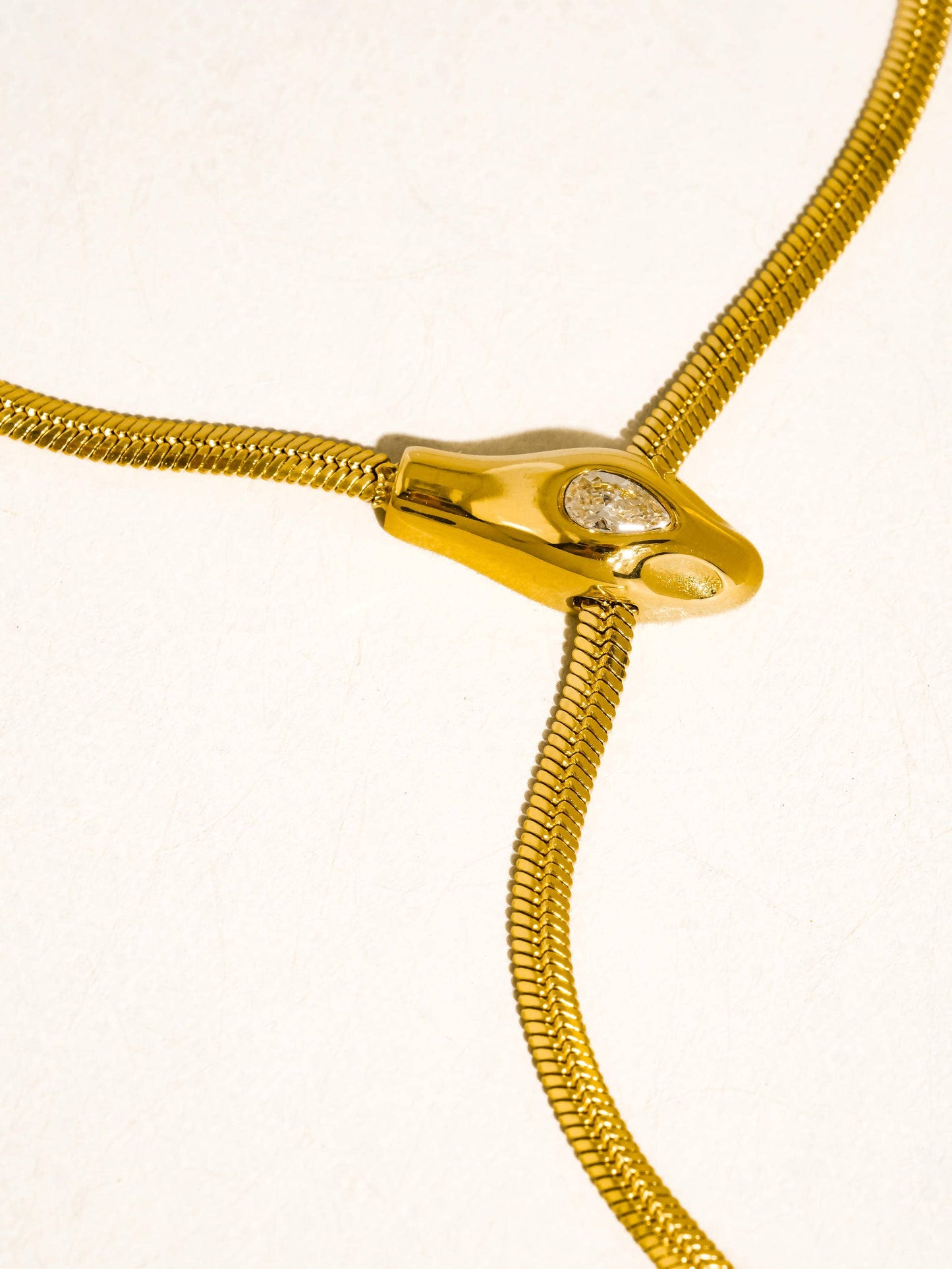 Gildora Serpent Y Lariat Necklace