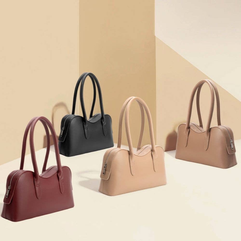 Tilda Burgundy Shoulder Bag