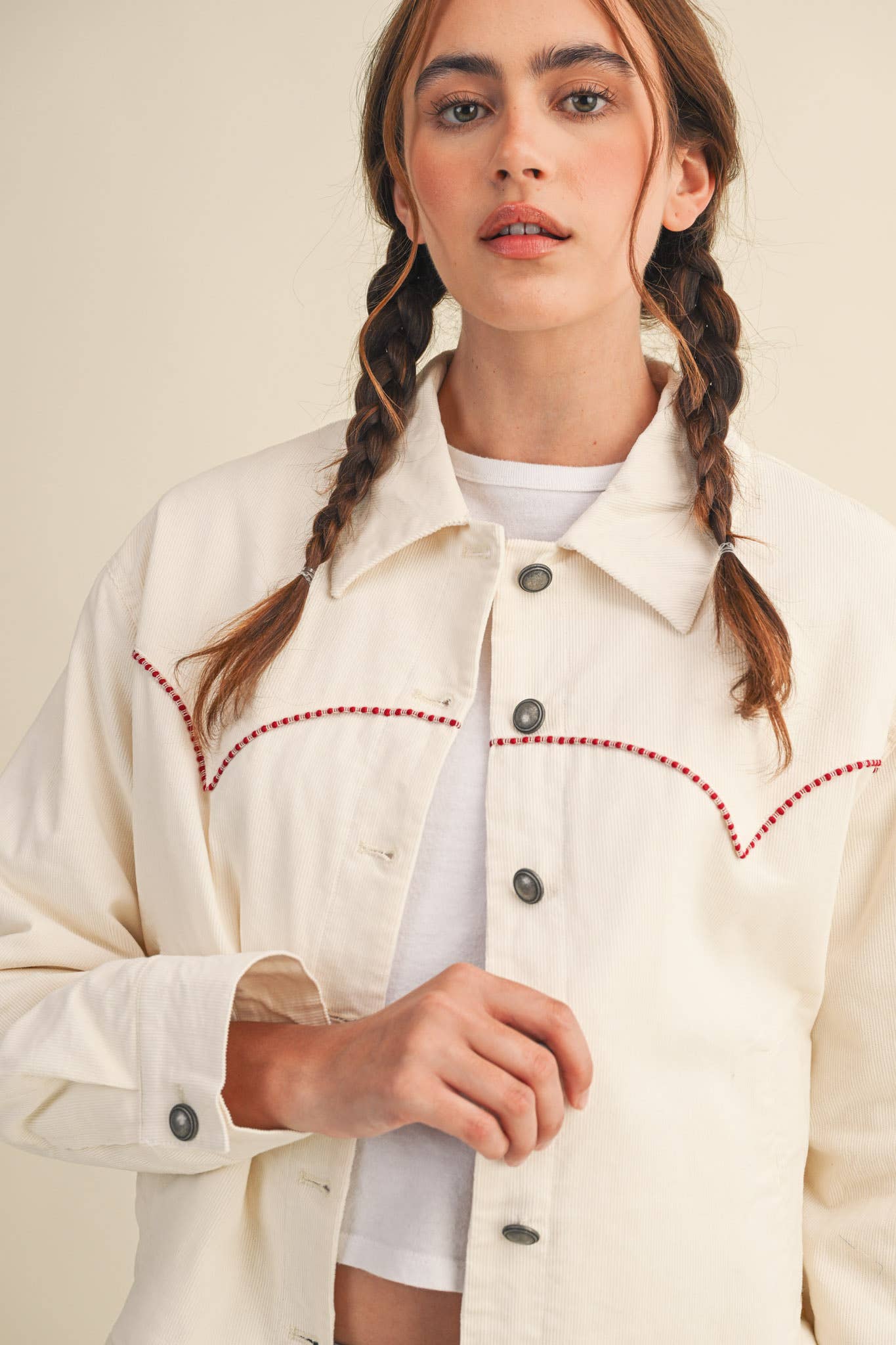 Heidi Floral Corduroy Jacket