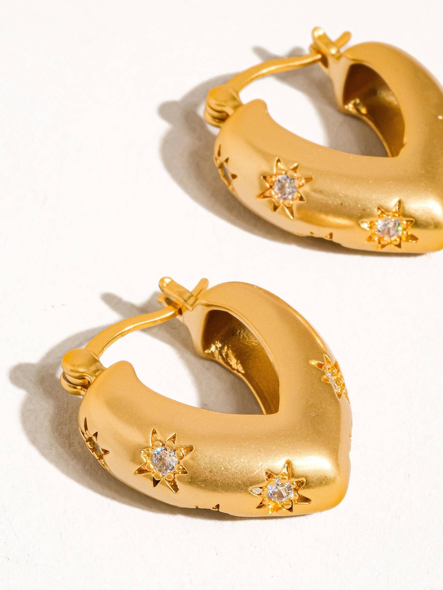 Desi Heart Hoop Earring