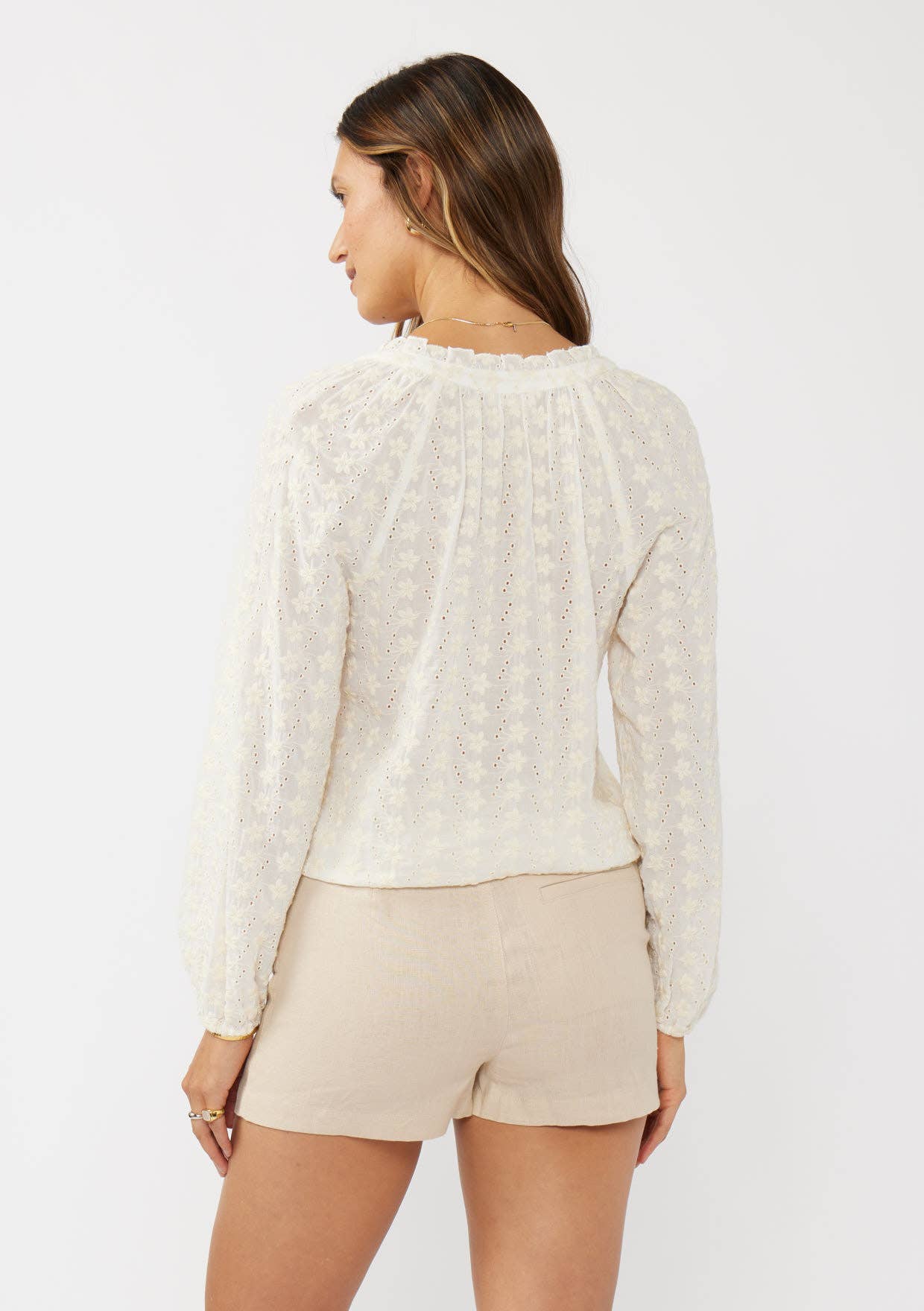 Ethereal Floral Embroidered Blouse