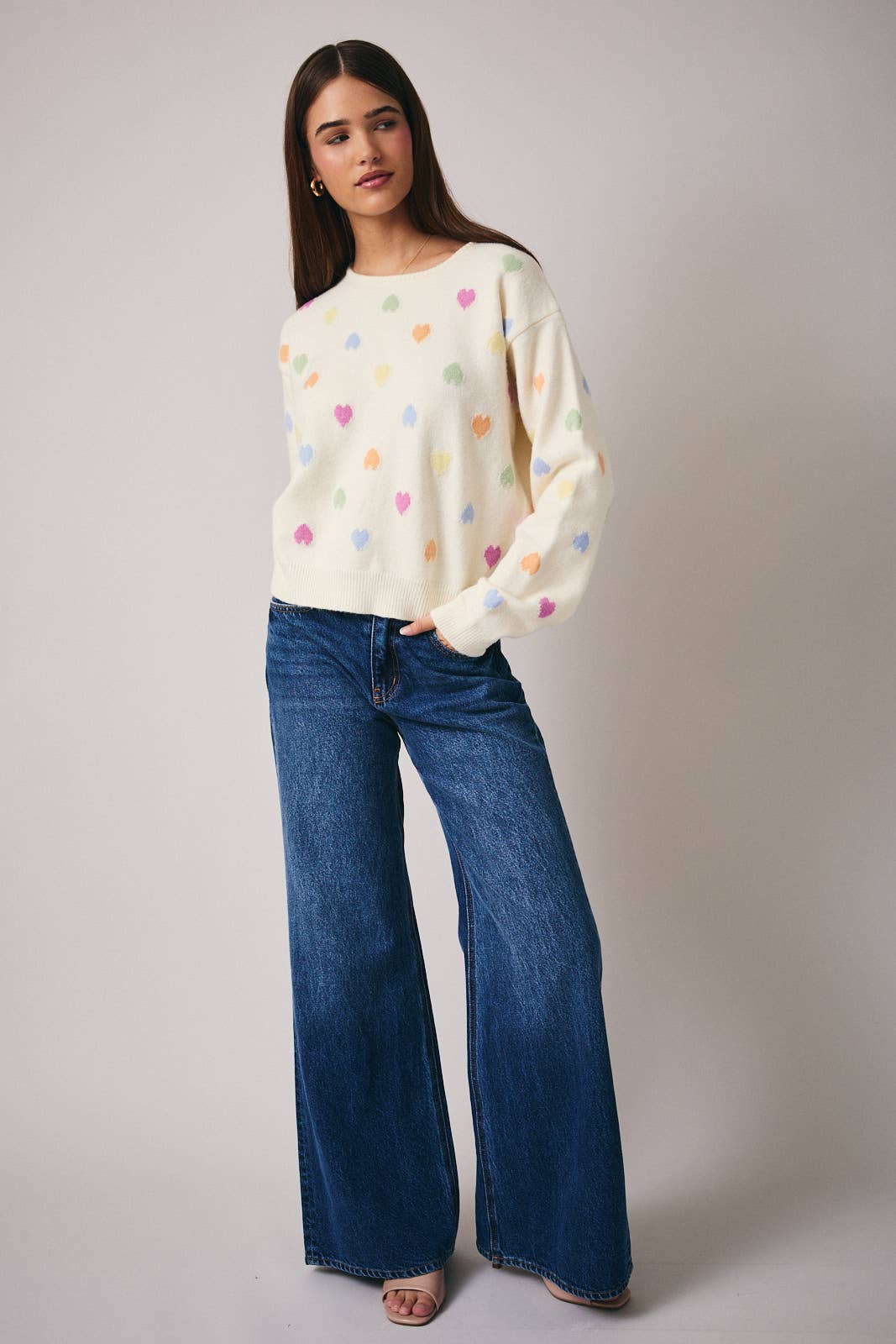 Heart Sweater Multi