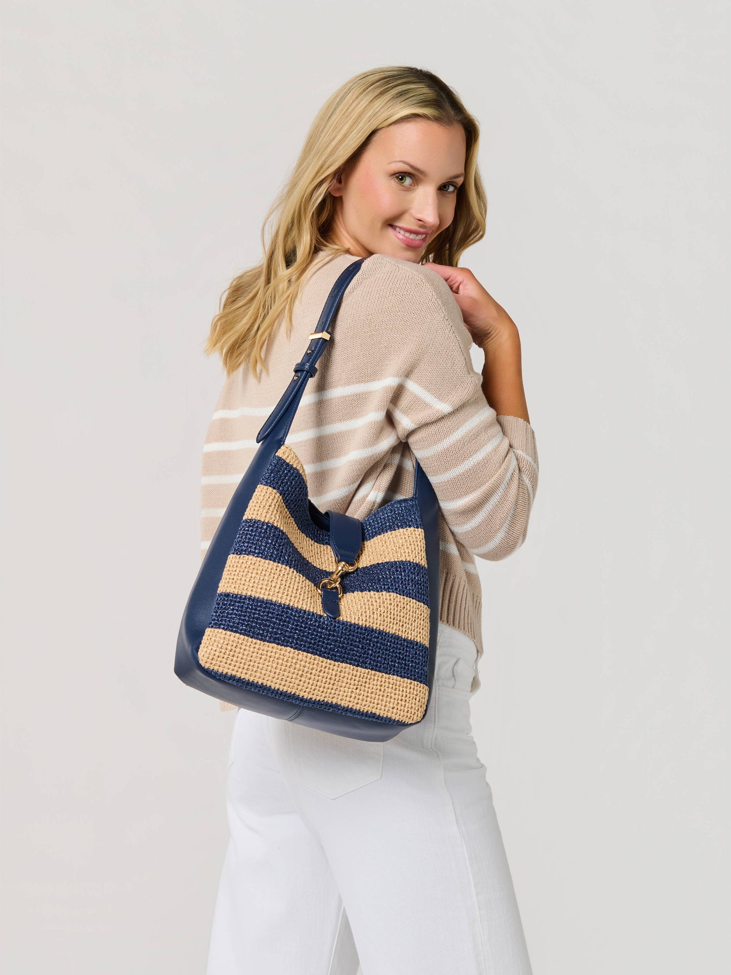 Rina Shoulder Bag- Navy