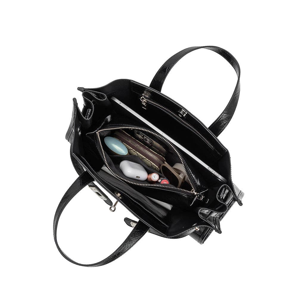 Sutton Black Tote Bag