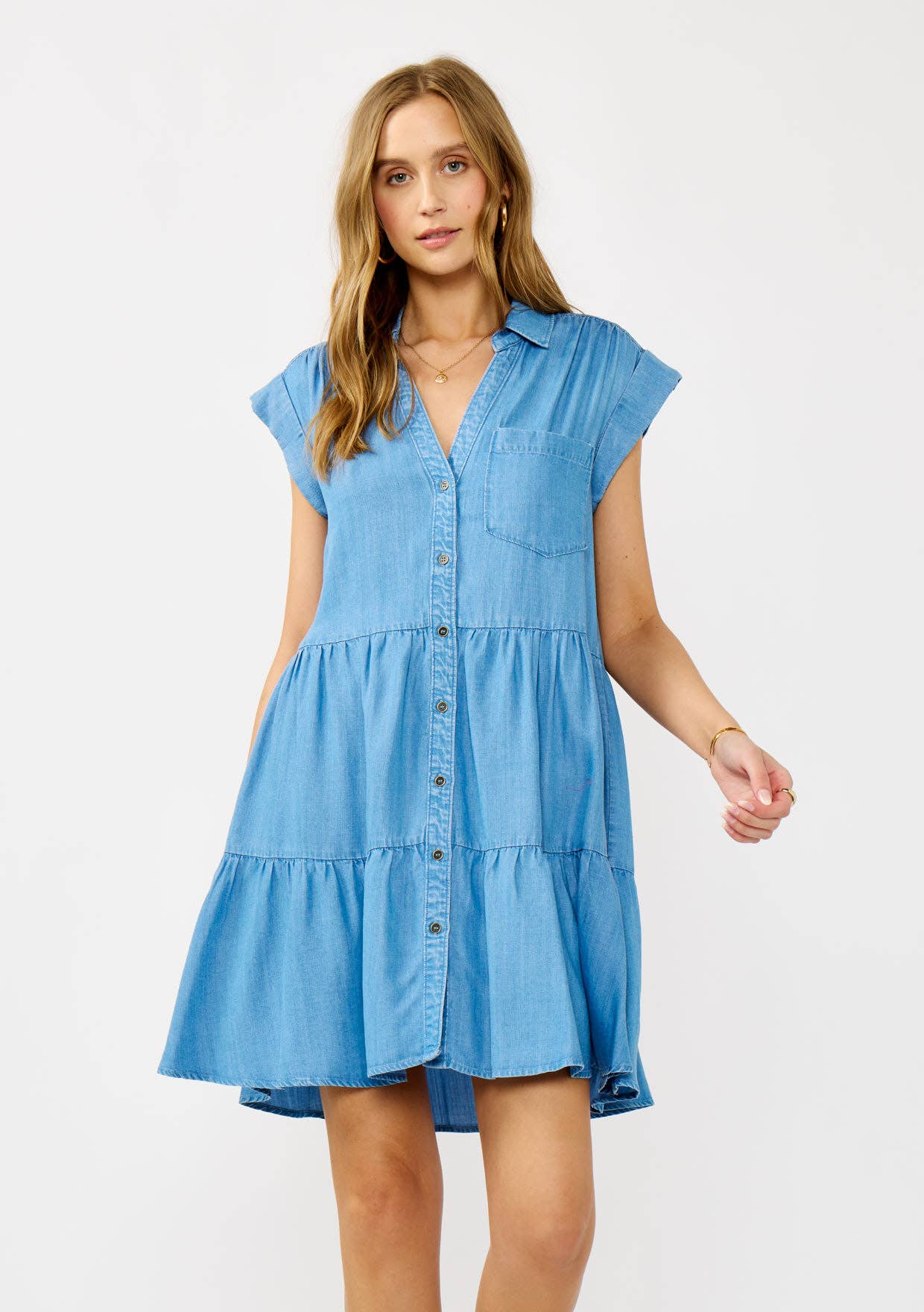 Jada Tencel Mini Dress