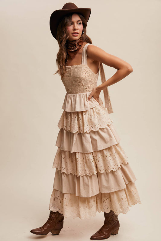 Jolene Embroidered Maxi