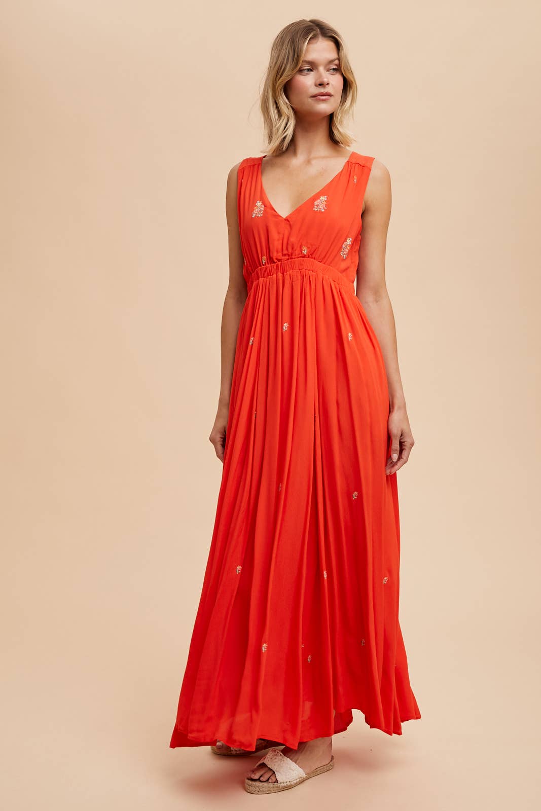 Ruby Embroidered Maxi Dress