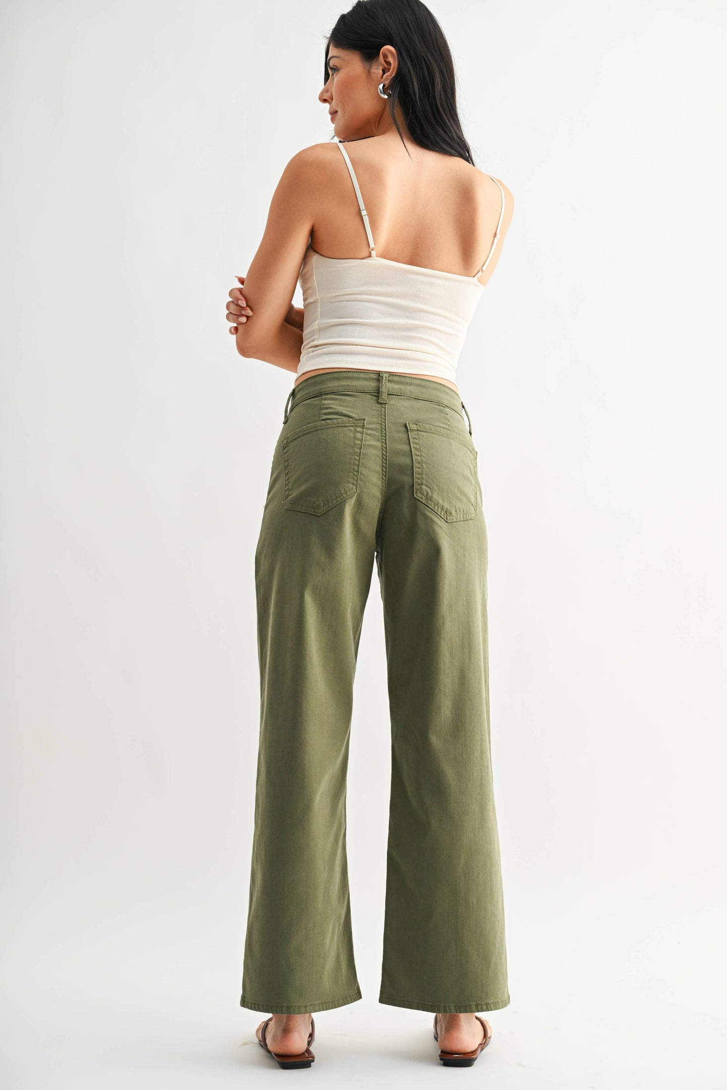 The Stretch Twill Trouser- Olive