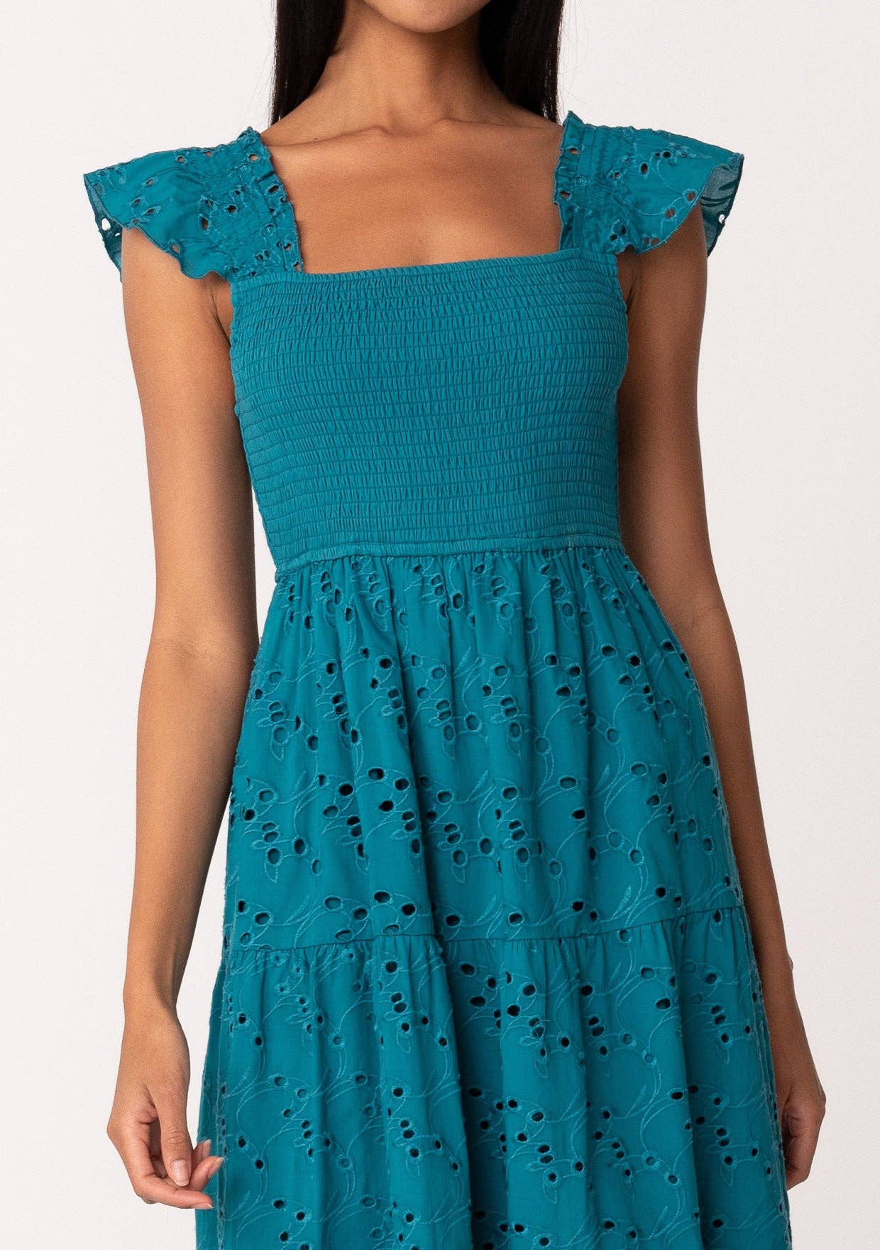 Flynn Smocked Maxi Dress