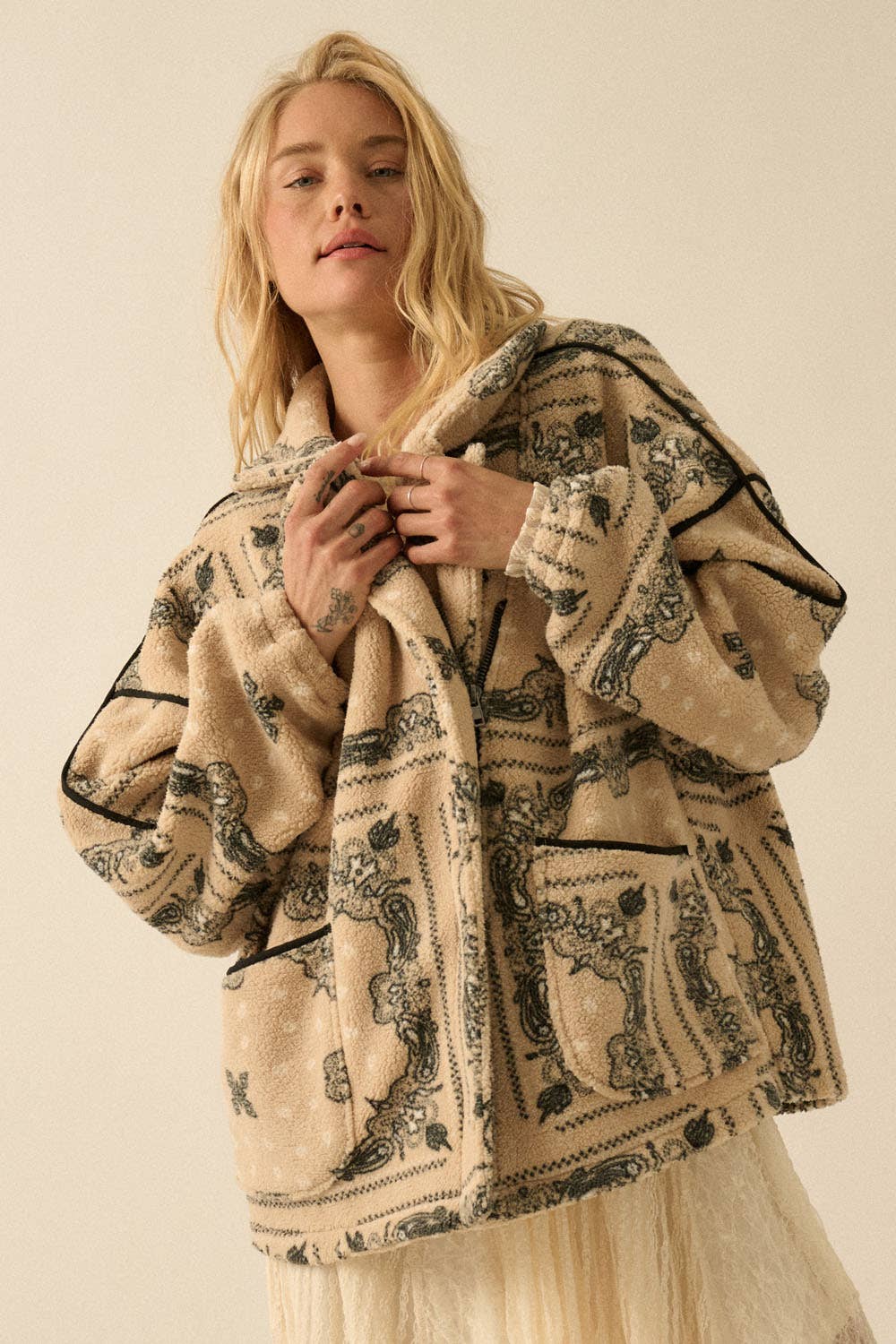 Cali Sherpa Fleece Jacket