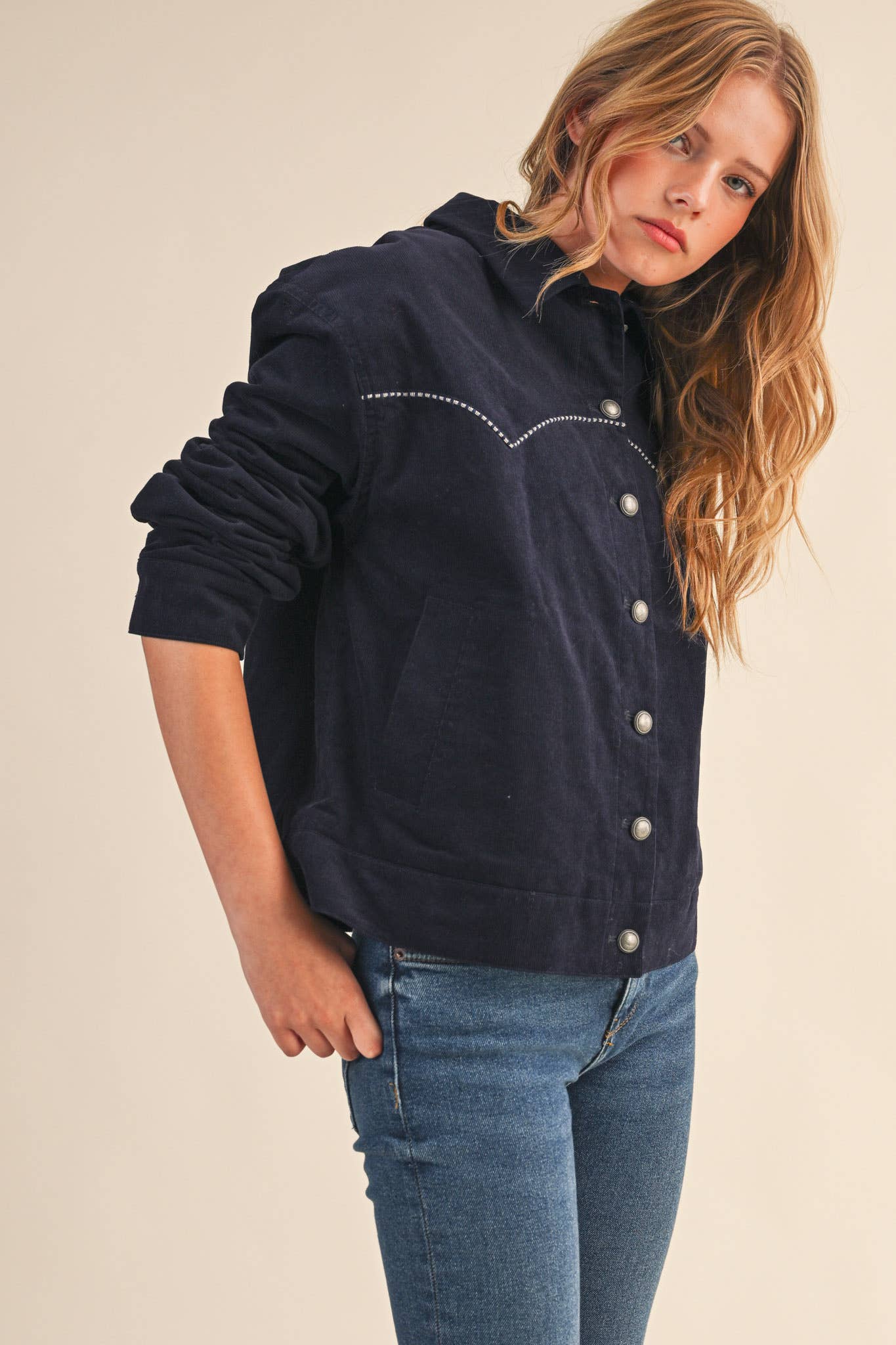 Heidi Floral Corduroy Jacket