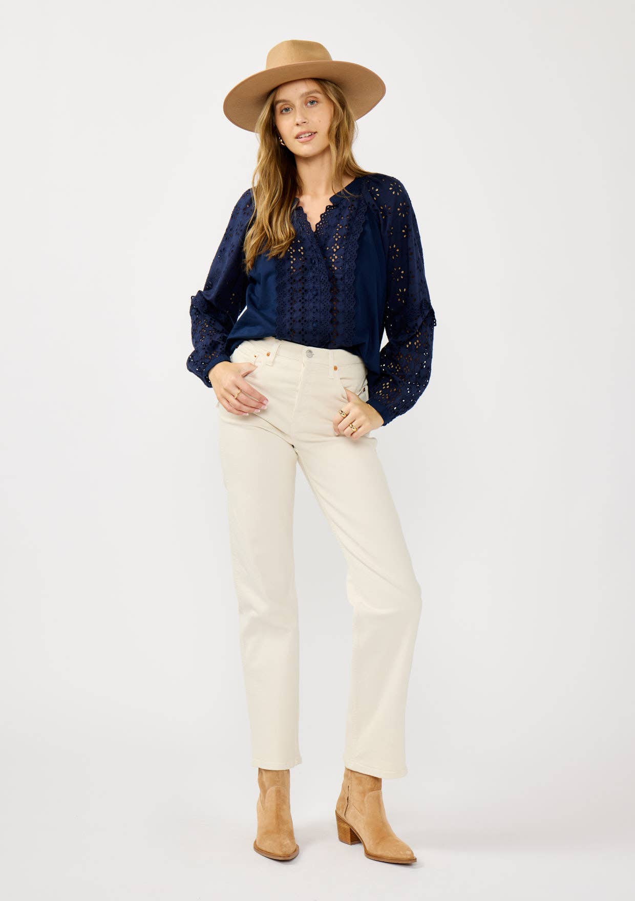 Joyce Eyelet Blouse