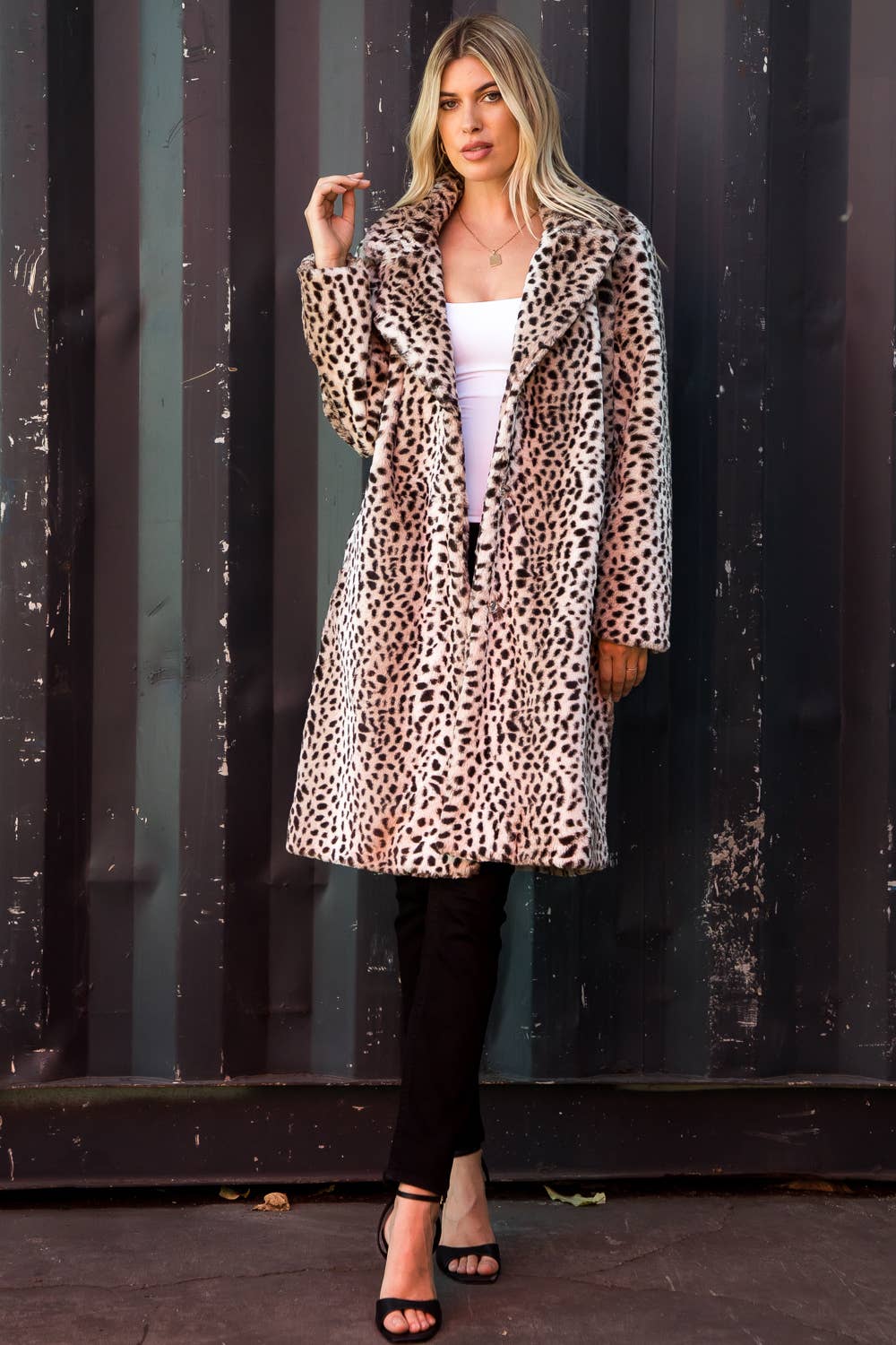 Posh Faux Fur Coat