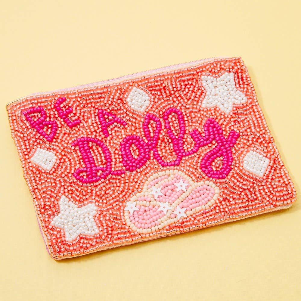 Be A Dolly Seed Beaded Coin Purse